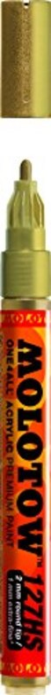 MOLOTOW Molotow ONE4ALL Acrylic Paint Marker 2mm Metallic Gold 1 Each 127306