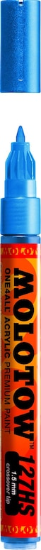 MOLOTOW Molotow ONE4ALL Acrylic Paint Marker 15mm Metallic Blue 1 Each 127502