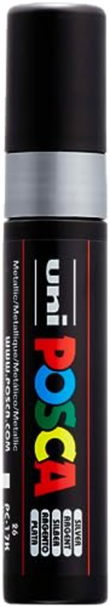 posca Acrylic Paint Marker PC17K Extra Broad tip Silver PX202283000