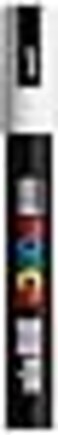 UNI uni POSCA PC5M WaterBased Paint Markers Reversible Medium Tip 1825mm White