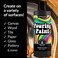 HIPPIE CRAFTER Black Acrylic Pouring Paint Mars Black 8oz 236ml Bottle for Pour Art and Flow Painting