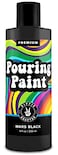 HIPPIE CRAFTER Black Acrylic Pouring Paint Mars Black 8oz 236ml Bottle for Pour Art and Flow Painting