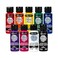 DecoArt Acrylic Glass Paint Set Primary Colors 9 Bottles 2 fl oz Opaque Art and Craft Glass Paint