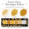 Japan keystone Golden Artistry 6 Metallic Watercolor Paints Including Lustrous Gold for Professional Artwork
