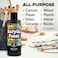 HIPPIE CRAFTER Black Acrylic Paint Premium Mars Black 8oz 236ml Bottle for Canvas and Outdoor Painting