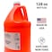 milo Fluorescent Orange Neon Tempera Paint 128 oz Bottle 1 Gallon Glows UV in Black Light NonToxic Made in USA Washable Bulk Art Paint for Party Student Classroom Artist
