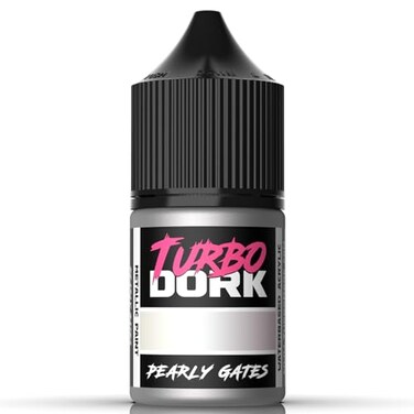 Turbo Dork Pearly Gates Metallic Acrylic Paint 22ml Bottle Waterbased NonToxic Metallic Finish Paint