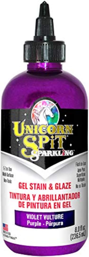 Unicorn SPiT Unicorn Spit Gel Stain and Glaze 5776002 Sparkling Violet Vulture 80 Fl Oz