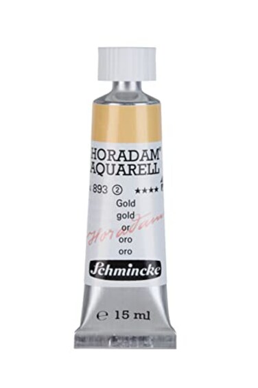 Schmincke HORADAM AQUARELL finest artists watercolours gold 15 ml