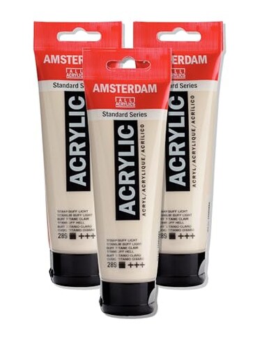 Amsterdam Standard Series Acrylic Tube 120ml Titanium Buff Light 289 17092892