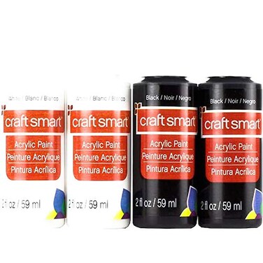 Craft Smart Acrylic Paint Sets Black White Acrylic Paint Value Set by