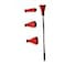 JILINWEI Stainless Steel Straw Blow Nozzles Set for Acrylic Paint Pouring Tools Accessories Tool for Fluid Art Bloom and Dutch Pouring4 Set Nozzles