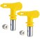Jewboer 2 Pack Reversible Spray Tips for Airless Paint Sprayer 621