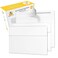 Sensei Supplies 110 4 x 5 White Invitation Envelopes A2 For Wedding Invites RSVP Greeting Cards Photo Storage Mailing Quarter Folded 85x11 Paper 55 x 4 inserts WPeel Press Self Seal