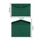 Homtable 120 Pack Green Mini Envelopes Kraft Paper 413276 for Gift Cards
