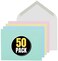1InTheOffice A2 Envelopes Colored Envelopes Invitation Envelope Quarter Fold 4 38 x 5 34 50Box