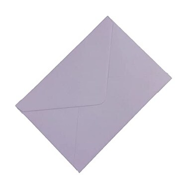 Lucky Star 25 PCS A7 Matte Light Purple Envelopes535 x 77 inches Perfect for 5x7 WeddingsInvitation CardsBirthday Greeting Invite violet