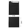 Wishop 50 Pack Colorful 6 x 6 Envelopes Square Envelopes Self Seal for Wedding Party Invitations Greeting Cards Announcements Photos CDDVD Sleeves Black