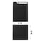 Wishop 50 Pack Colorful 6 x 6 Envelopes Square Envelopes Self Seal for Wedding Party Invitations Greeting Cards Announcements Photos CDDVD Sleeves Black