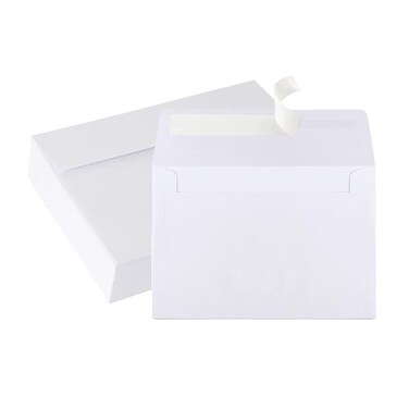 Janvale A2 Envelopes White 70 Pack Self Seal 120gsm Paper for 425x55 Cards Size 4 38 x 5 34 Envelopes for Invitations Postcards Photos RSVP Greeting Cards
