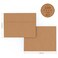 Goefun A7 Brown Kraft Envelopes Self Seal 100 Pack 120 GSM Printable 5x7 Envelopes for Invitation Mailing Weddings Business Birthday Photos Documents and DIY Cards