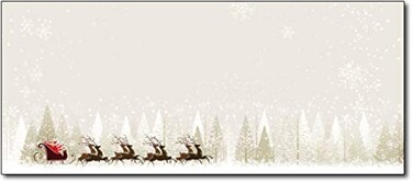Desktop Publishing Christmas Envelopes 10 Letter Size 80 Holiday Envelopes Santa Reindeer