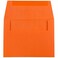 JAM Paper JAM PAPER A2 Colored Invitation Envelopes 4 38 x 5 34 Orange Recycled 50Pack