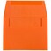 JAM Paper JAM PAPER A2 Colored Invitation Envelopes 4 38 x 5 34 Orange Recycled 50Pack