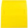 JAM Paper JAM PAPER A7 Colored Invitation Envelopes 5 14 x 7 14 Yellow Recycled 50Pack