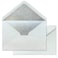 KUCHYNEE 50PCS A7 Silver Envelopes with Adhesive SelfSealing 53 x 77 inches Pearlescent Envelopes Perfect for 5 x 7 Weddings Invitation Pearl Ivory Silver Glitter Liner