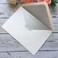 KUCHYNEE 50PCS A7 Silver Envelopes with Adhesive SelfSealing 53 x 77 inches Pearlescent Envelopes Perfect for 5 x 7 Weddings Invitation Pearl Ivory Silver Glitter Liner