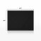 LUXPaper A2 Contour Flap Invitation Envelopes 4 38 x 5 34 Midnight Black 80lb Text 50 Qty