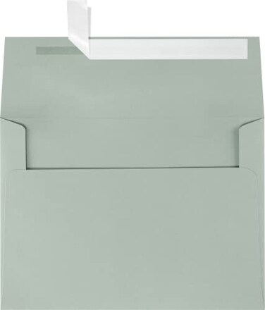 LUXPaper A7 Invitation Envelopes Peel Press 5 14 x 7 14 Slate Gray 70lb Text 50 Qty