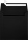 LUXPaper Square Invitation Envelopes Peel Press 5 12 x 5 12 Black Linen 80lb Text 50 Qty
