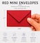 Purple Q Mini Red Envelopes 60 Pack 4 x 27 Small Gift Card Envelopes for Notes Invitations Party Favors Weddings Holidays