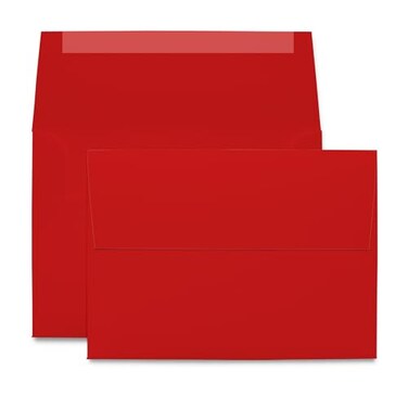 Desktop Publishing Red A2 Envelopes 50 Envelopes 5 34 x 4 38 Great for Christmas Valentines and Patriotic Holidays