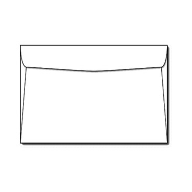 Desktop Publishing Thick 28lb White 6 x 9 Envelopes 100 Envelopes Pack Gummed Booklet Flap 6x9 Inch For Professional Business School or Home