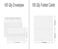 Xxcxpark Blank White Cards100 Qty 525 x 725 inches Printable A7 Envelopes 100 Qty Folded Cards DIY Greeting Cards for Invitations Birthday Photos Documents Wedding