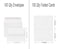 Xxcxpark Blank White Cards100 Qty 525 x 725 inches Printable A7 Envelopes 100 Qty Folded Cards DIY Greeting Cards for Invitations Birthday Photos Documents Wedding