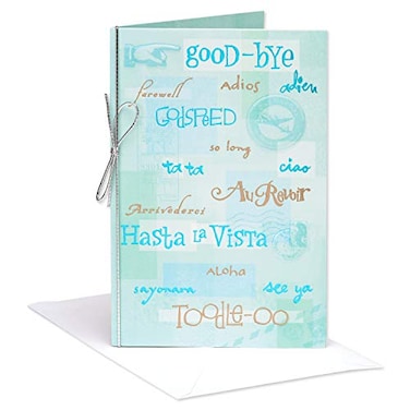 American Greetings Goodbye Card Congratulations