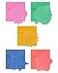 American Greetings Single Panel Blank Cards with Envelopes Summer 100Count