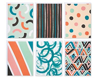 American Greetings Blank Cards with Envelopes Assorted Patterns 48Count