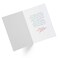 1Up Greetings 100th Birthday Card with Envelope Gold Stripes Turquoise Chevron onehundred years of awesome heartfelt message 5x75 Single Card