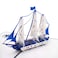 the love 2Pack Sailing Boat Pop Up Cards Greeting Cards for Men and Boys Congratulation for Special Day Fathers Day Valentines Day Birthday or Wedding with Envelope Navy