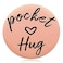 MIXJOY 2Sided Pocket Hug Token You Are Braver Than You Believe Isolation Lockdown Social Distancing Love Gift Miss You Note 15 Rose Gold