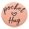 MIXJOY 2Sided Pocket Hug Token You Are Braver Than You Believe Isolation Lockdown Social Distancing Love Gift Miss You Note 15 Rose Gold