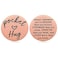 MIXJOY 2Sided Pocket Hug Token You Are Braver Than You Believe Isolation Lockdown Social Distancing Love Gift Miss You Note 15 Rose Gold