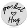 MIXJOY 2Sided Pocket Hug Token You Are Braver Than You Believe Isolation Lockdown Social Distancing Love Gift Miss You Note 15 Silver