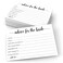 321Done Advice for the Bride Made in USA 4x6 White Fun Bridal Shower Game Keepsake Guestbook Alternative Thick Luxury Card Stock with Modern Stylish Calligraphy Script Design 50 Cards