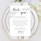 EKSPLODI 50 Wedding Thank You Place Setting Cards Wedding Reception Thank You Cards Table Centerpieces and Wedding Decorations Bridal Engagement Anniversary 4x6